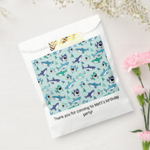 Azul de la fiesta de cumpleaños de los tiburones