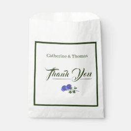 Bolsa De Papel Azul oxidado y verde