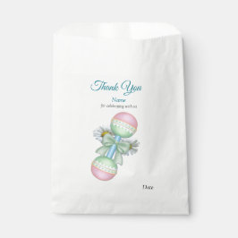 Bolsa De Papel Azul turquesa