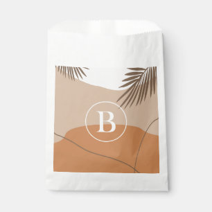 Bolsa De Papel B - Letra monográfica inicial B Diseño abstracto