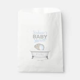 Bolsa De Papel Baby Elephant Bubble Bath Boy Baby Shower