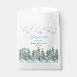Bolsa De Papel Baby It's Cold Outside Winter Baby Shower