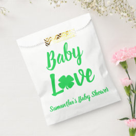 Bolsa De Papel Baby Love Shamrock Baby Shower