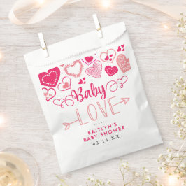 Bolsa De Papel "Baby Love" Valentine's Day Baby Shower