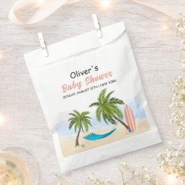 Bolsa De Papel Baby On Board Beach Surfing Baby Shower