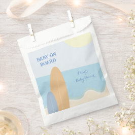 Bolsa De Papel Baby on Board Surfing Beach Baby Shower