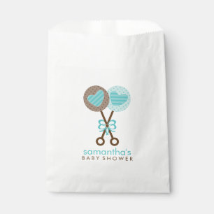 Bolsa De Papel Baby Rattles Twin Boys Baby Shower