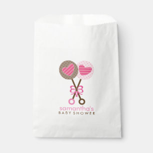 Bolsa De Papel Baby Rattles Twin Chicas Baby Shower