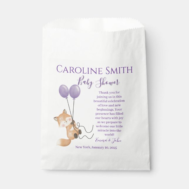 BOLSA DE PAPEL BABY SHOWER (Anverso)