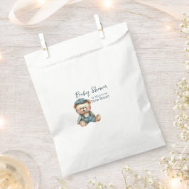 Bolsa De Papel Baby Shower acogedor y encantador
