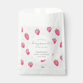 Bolsa De Papel Baby Shower Berry Sweet Strawberry