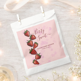 Bolsa De Papel Baby Shower Berry Sweet Strawberry Hearts
