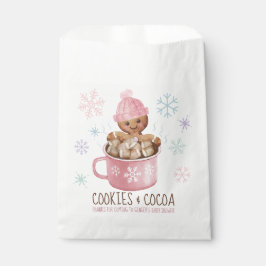 Bolsa De Papel Baby Shower Chica de invierno de Cookies & Cocoa