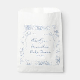 Bolsa De Papel Baby Shower de Blue Bow