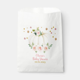Bolsa De Papel Baby Shower de calabaza