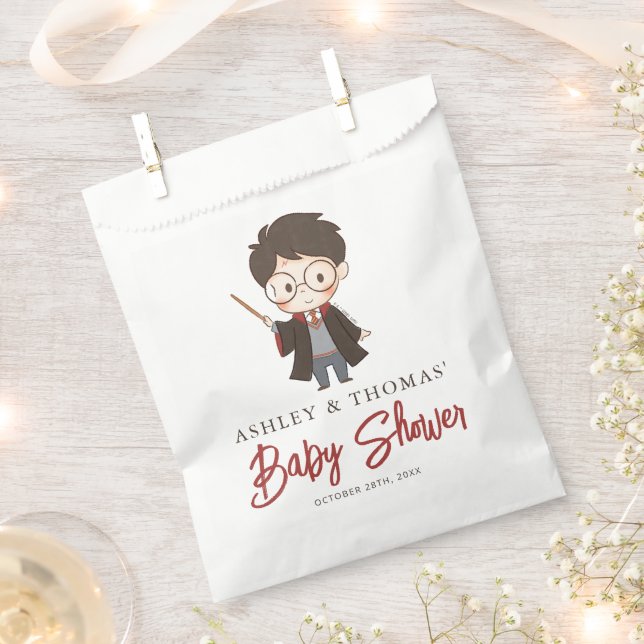 Bolsa De Papel Baby Shower de Harry Potter simple (Cortado)