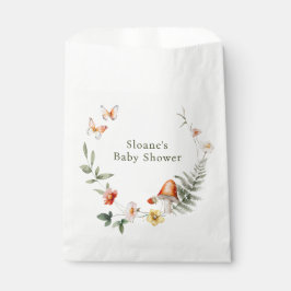 Bolsa De Papel Baby Shower de hongos boscosos encantados