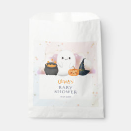 Bolsa De Papel Baby Shower de Little Boo de Halloween
