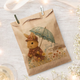 Bolsa De Papel Baby Shower de Little Rabbit