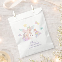 Baby Shower de Pastel Princess Unicorn