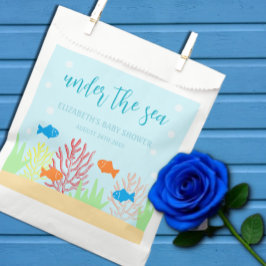 Bolsa De Papel Baby Shower de Sea Life