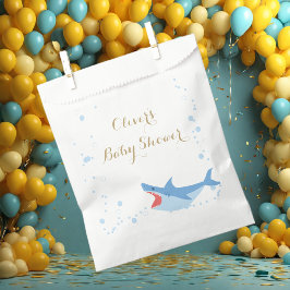Bolsa De Papel Baby Shower de Shark Summer Boy