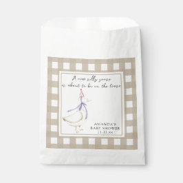 Bolsa De Papel Baby Shower de Silly Goose