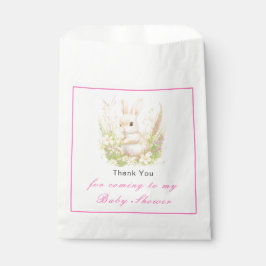 Bolsa De Papel Baby Shower de Spring Rabbit