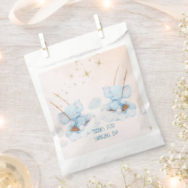 Bolsa De Papel Baby Shower de Swating Twin Elephants