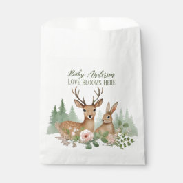 Bolsa De Papel Baby Shower de Woodland Animals