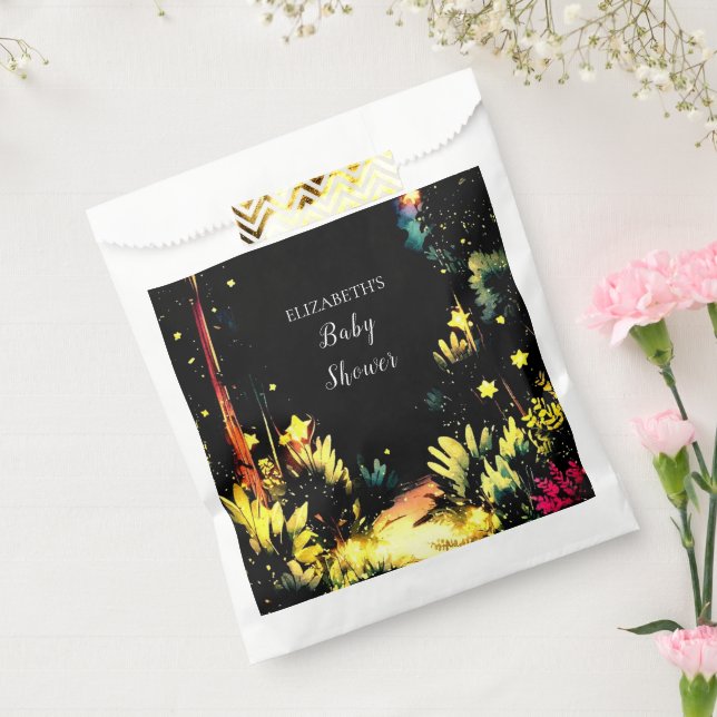 Bolsa De Papel Baby Shower de Woodland encantado (Sellado)