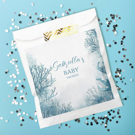 Bolsa De Papel Baby Shower Dreamy Blue Under Sea