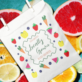 Bolsa De Papel Baby Shower en el mercado de agricultores locales