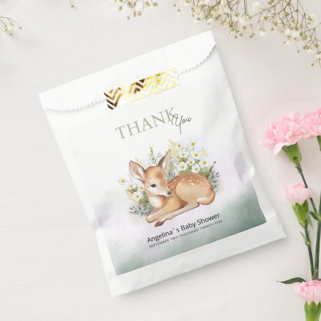 Bolsa De Papel Baby Shower Favor Bags (Sellado)