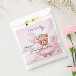 Bolsa De Papel Baby Shower Favor Bags Teddy Bear