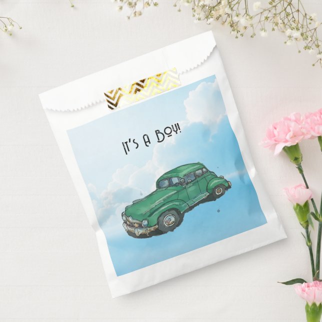 Bolsa De Papel Baby shower for a boy, sedan (Sellado)