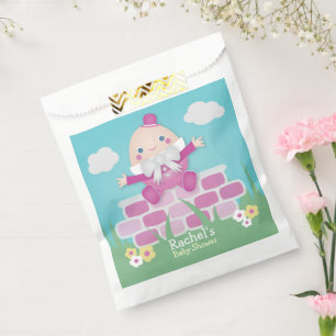 Bolsa De Papel Baby Shower humpty humpty rosado