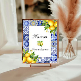 Bolsa De Papel Baby Shower italiano de la costa de Amalfi