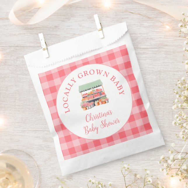 Bolsa De Papel Baby Shower local (Cortado)