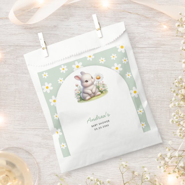 Bolsa De Papel Baby Shower neutro en género conyugal (Cortado)
