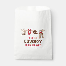 Bolsa De Papel Baby Shower Rodeo Western Cowboy