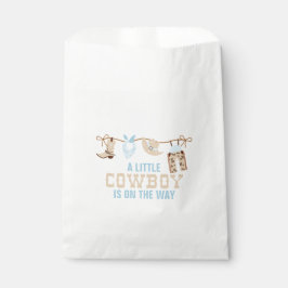 Bolsa De Papel Baby Shower Rodeo Western Cowboy