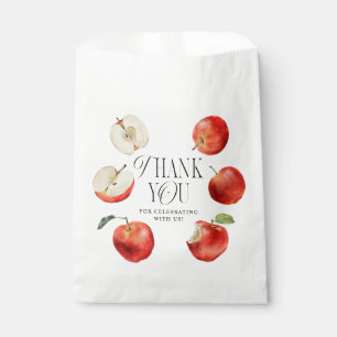 Bolsa De Papel Baby Shower ruso de manzanas rojas