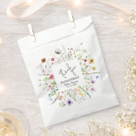 Bolsa De Papel Baby Shower Wildflowers