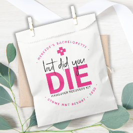 Bolsa De Papel Bachelorette Hangover Personalizada Pero Muriste