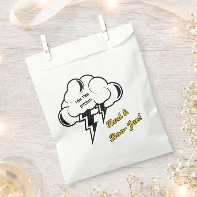 Bolsa De Papel Bad and Boo-jee Favor (Cortado)