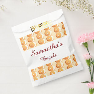 Bolsa De Papel Bagels y nata