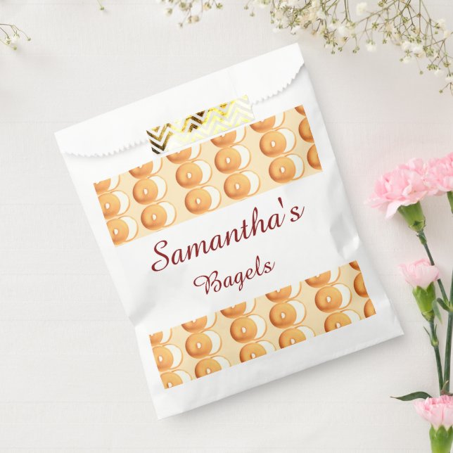 Bolsa De Papel Bagels y nata (Sellado)