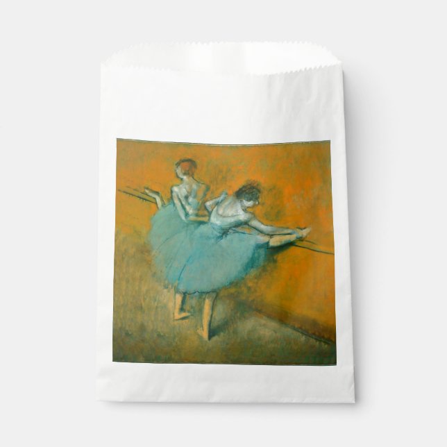 Bolsa De Papel Bailarinas de Degas en el ballet de bar (Anverso)