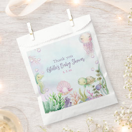 Bolsa De Papel Bajo el mar Chica Favor Bags